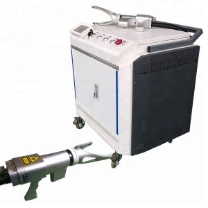 Buy cheap Air Cooled 100KHz Metal Laser Cleaning Machine , 1064nm 500W Laser Cleaner from wholesalers