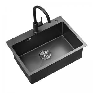 China ARROW Stainless Steel Kitchen Sink , 600x430mm Single Bowl Undermount Kitchen Sink on sale