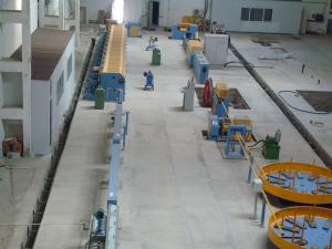 China 77B 82B PC Strand Machine Wire Induction Heating Equipment With Indent Surface on sale