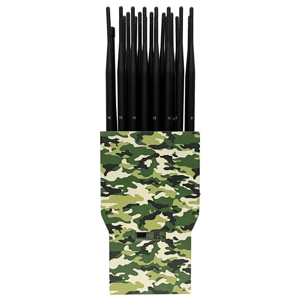 5G LTE Cellular Mobile Phone Signal Jammer 16000mAH Battery