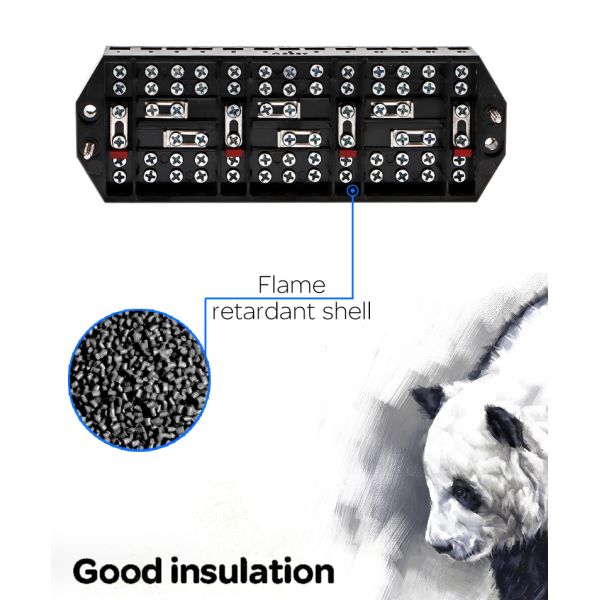 Fire 4 Wire Test Terminal Block Impact Resistance For Measuring Equipment