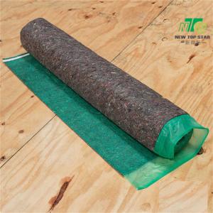 Quality 3mm Blue Non Woven Fabric Felt Roll Recycled Fibers For Engineered Wood wholesale