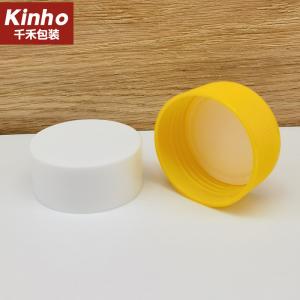 China 43/410 Plastic Screw Cap Ribbed Smooth For 43mm Foam Bottle Refillable Package on sale