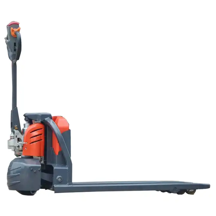 Good maneuverability 1.5 tons load capacity high efficiency and labor saving DC motor 24V electric pallet trucks