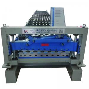Quality 380v Corrugated Sheet Roll Forming Machine 18m/Min Corrugated Iron Sheet Making Machine wholesale