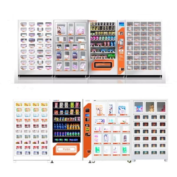 Touch Screen Smart Locker Vending Machine For Snacks Food Cans Toys Candle