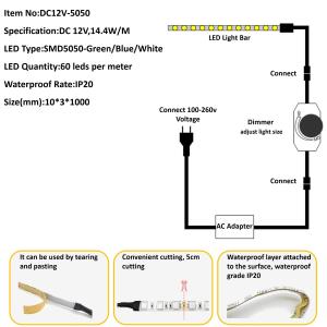 2023 Factory Custom 12-48V Low-Voltage Ultra-Thin Self-Adhesive Waterproof LED