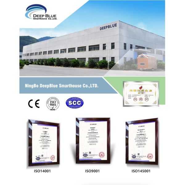 Prefabricated Mini House Modular Prefabricated Light Steel Structure Tiny House On Wheels