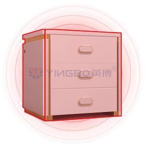 H510mm Smart Fingerprint lock Night Table Safe Box For Home Security