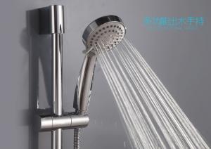 Quality Ergonomic ABS Shower Head In Chrome 3 Spray Removable Shower Head wholesale