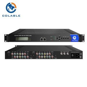 Quality 4 CH DVB Mpeg2 Video Encoder , Audio &amp; Vdieo H 264 HDMI AC3 Encoder COL5141H wholesale