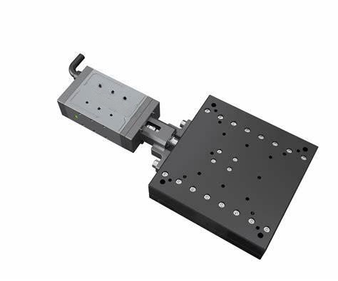 Electric linear sliding table ELS70-018 with ball screw drive, table size 120 * 120mm