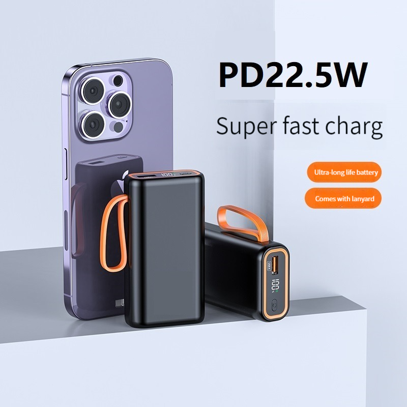 PD Power Charger Portable Power Station 22.5W 10000mAh for Mobile Phones Devices