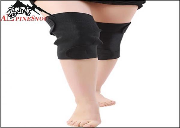 Cheap Tourmaline Knee Pads , High Elastic Nylon Fiber Cloth Magnetic Knee Strap for sale