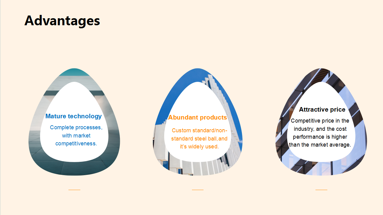 10.319mm Gcr15 Steel Ball for Bearing Supporting in High Precision Chemical Industry