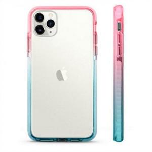 China Hard TPU TPE PC Gradient Mobile Protector Cover Case Back Panel With Painting on sale