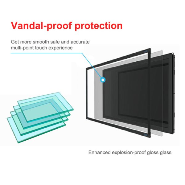 47 Inch Seamless Video Wall 1000nits Sunlight Readable Display