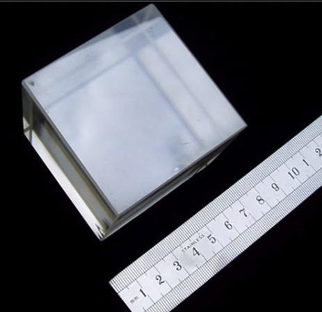 Cheap 10x10 mmt Tellurium Oxide TeO2 Crystals , Crystal Wafer Substrate TeO2 for sale