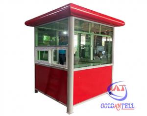Quality Long Life Outdoor Security Guard Booth For Ticket Office Parking Lot Sentry Post wholesale