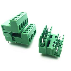 Quality 5.08mm Pitch Dual Row Jointable PCB Pluggable Screw Terminal Blocks Plug Pin Header wholesale
