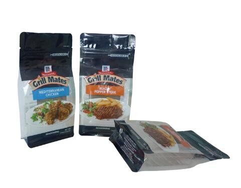 100% Food Grade Laminate Material Resealable Custom Pattern Print Smell Proof k Aluminium Foil Bag