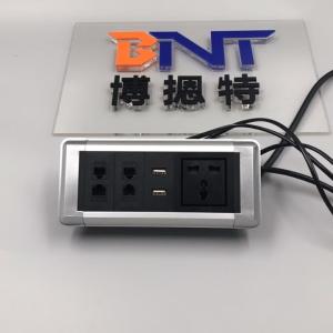 Quality Smart office table mount multi function desk power data socket with USB charger wholesale