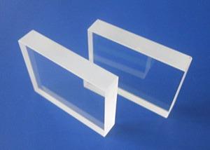 Double Plane Rectangular Sapphire Windows For Sensors Detectors