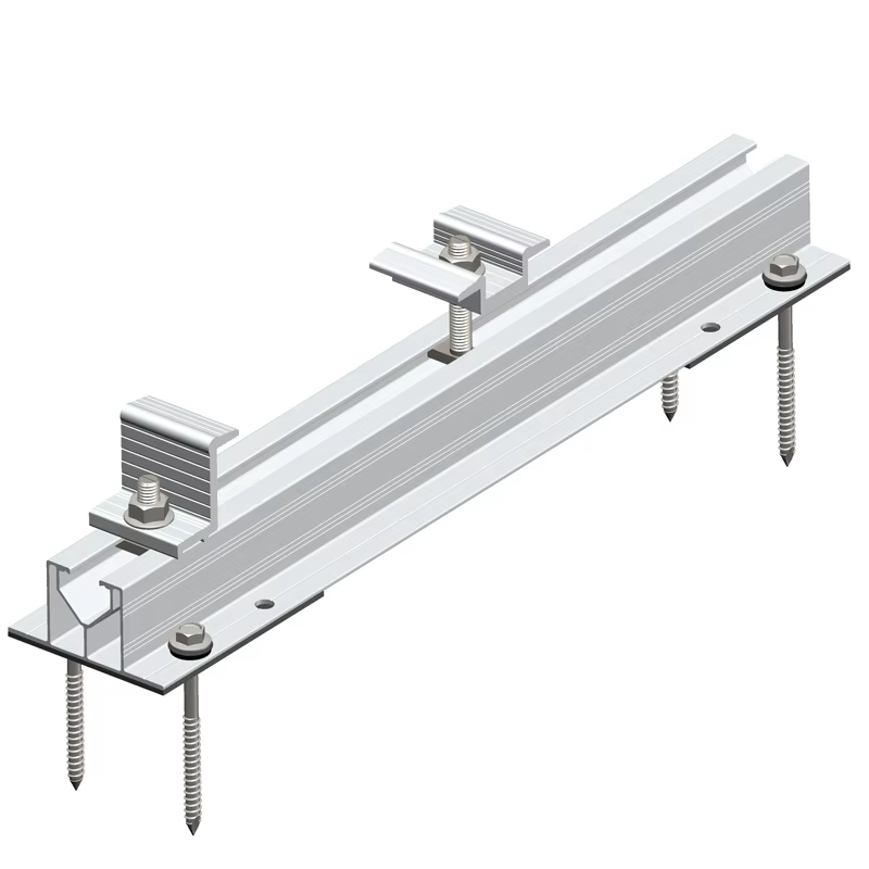 Boyue Photovoltaic Mini Rail Solar Mounting Railless Pv Rail Solar Mount
