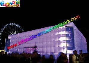 China Large Cube Inflatable Party Tent Air Building For Music Dancing on sale
