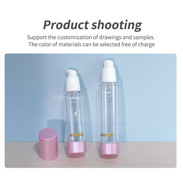 20ml 30ml Cosmetic Packaging Set Airless Pump Cream Jar And Essence Bottle For Luxury Skincare