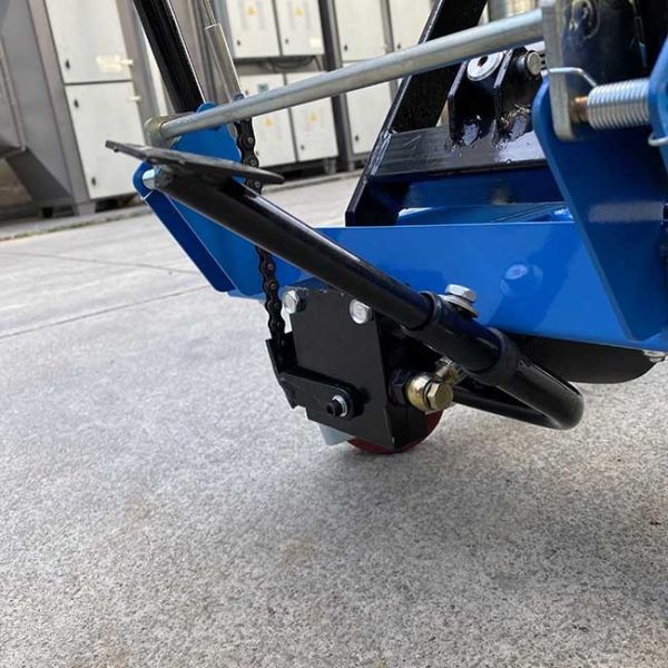 Single Scissor Platform 27.56in * 17.72in Manual Scissor Lifter Tables Max Height 29.72in