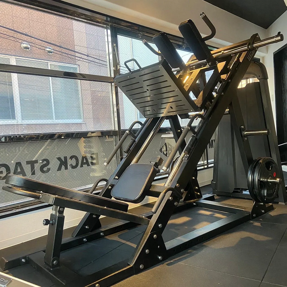 Commercial Gym Equipment Plate Loaded 45 Degree Leg Press Hack Squat Leg Press Machine