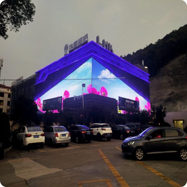 Cheap Touch Screen LED Mesh Screen Multi Function Intelligent Full Color Ip65 for sale