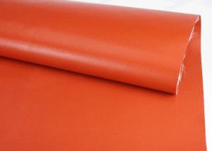 China Composite Silicone Coated Fiberglass Fabric 1.25-1.3mm Thickness cloth on sale