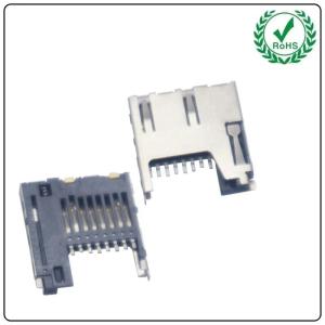Quality 1.85H 8 Pin Micro SD Memory Card Holder Push Push Internal Welding Type Socket wholesale