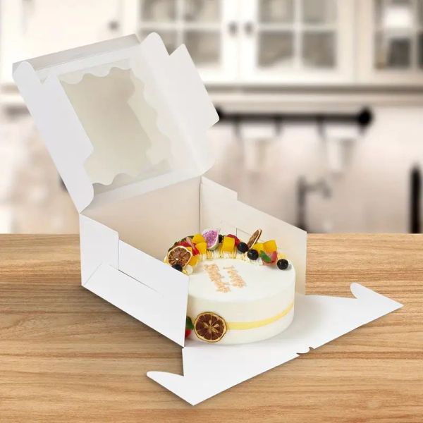 Greaseproof Paper Window Box for Bread Packaging Food Grade Mailer Box and Liner Type EPE Foam