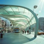 Tension Membrane Structure For Public Transport Interchanges Functional And