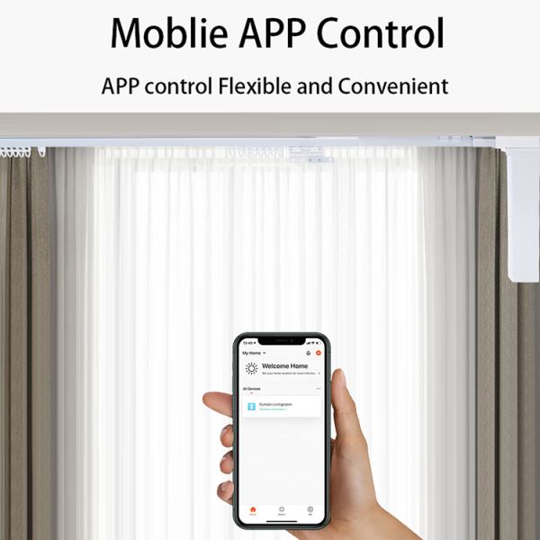 Alexa Aluminum Drapery Track 2.5-4.35m