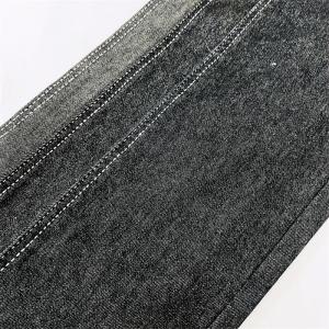 China 67 inch Black Jacquard Denim Fabric Vogue 13.2Oz Fastness Stripe on sale
