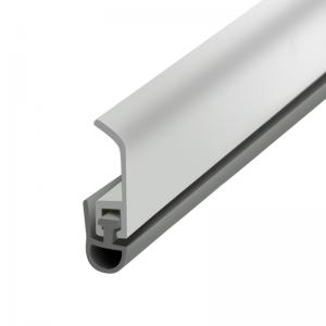 Quality Aluminum With PVC Rubber Strips Garage Door Bottom Seal Strip - MOQ 1000pcs wholesale