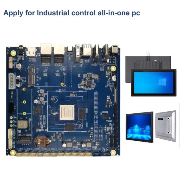 Cheap Rich I/O Ports Ultra Thin Tablet PC Motherboard 4K Video Decoding Support Dual LVDS / MIPI Display for sale