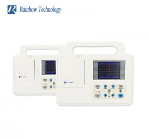 Quality 3.5 inch 12 channel Portable Ecg Machine With Printer For Patient wholesale