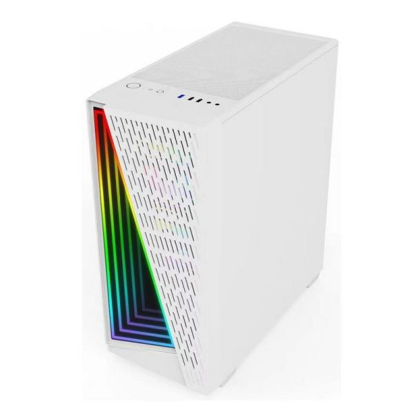 Dazzle Time Tunnel Effect Support ARGB fans in 12cm Black and White are available. Side panel is Tempered Glass.