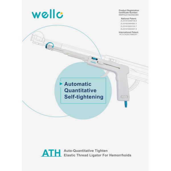 No Foreign Body Matters Hemorrhoid Band Ligator White Color Easy Operation