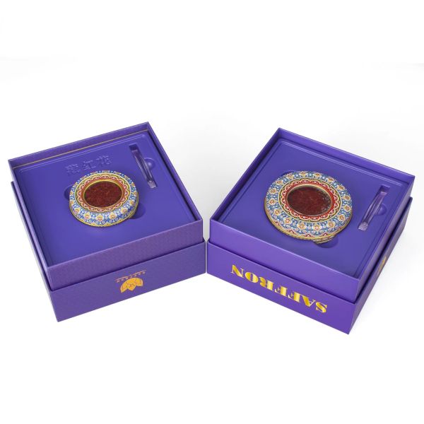 Square Tea Packaging Tin Box Deep Round Screw Colorful 1 Oz 2oz 4oz 6oz 8OZ