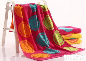 China Woven Dye Yarn Organic Cotton Bath Towels Colorful OEM Available on sale