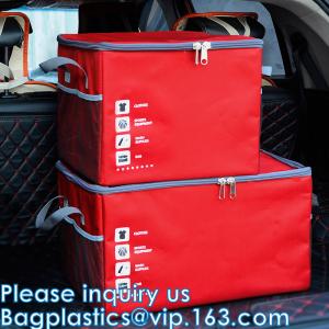 Quality Car Trunk Organizer For SUV, Expandable Large Capacity, Sturdy Cargo Trunk Storage Organizer, Non Slip Bottom wholesale
