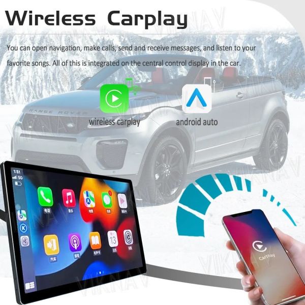 13.3 Inch Head Unit For 2013-2018 Range Rover Evoque Vogue Sport 128G Navigation GPS Multimedia Player Carplay 4G