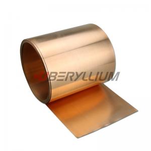 Quality C17200 ASTM B194 Beryllium Copper Tape Berylco 25 For Electrical Switch Soft State wholesale