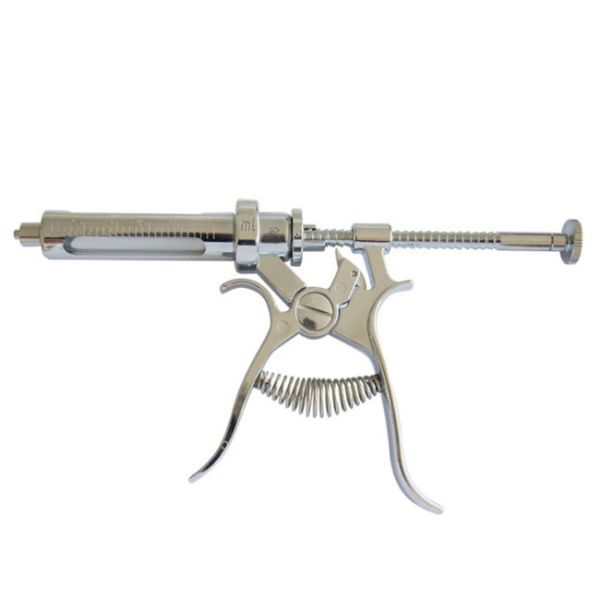 Veterinary 20ml Pistol Grip Syringe Cattle CS-126 Roux Revolver Syringe